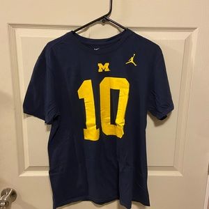 Tom Brady Michigan Name & Number Tee